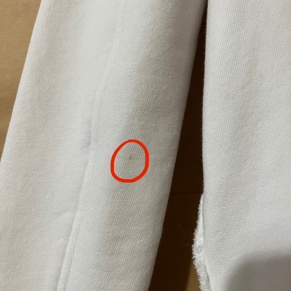 Frank & Eileen | Belfast Sweatshirt Peacoat Jacket Triple Fleece White Size XS - Picture 10 of 12